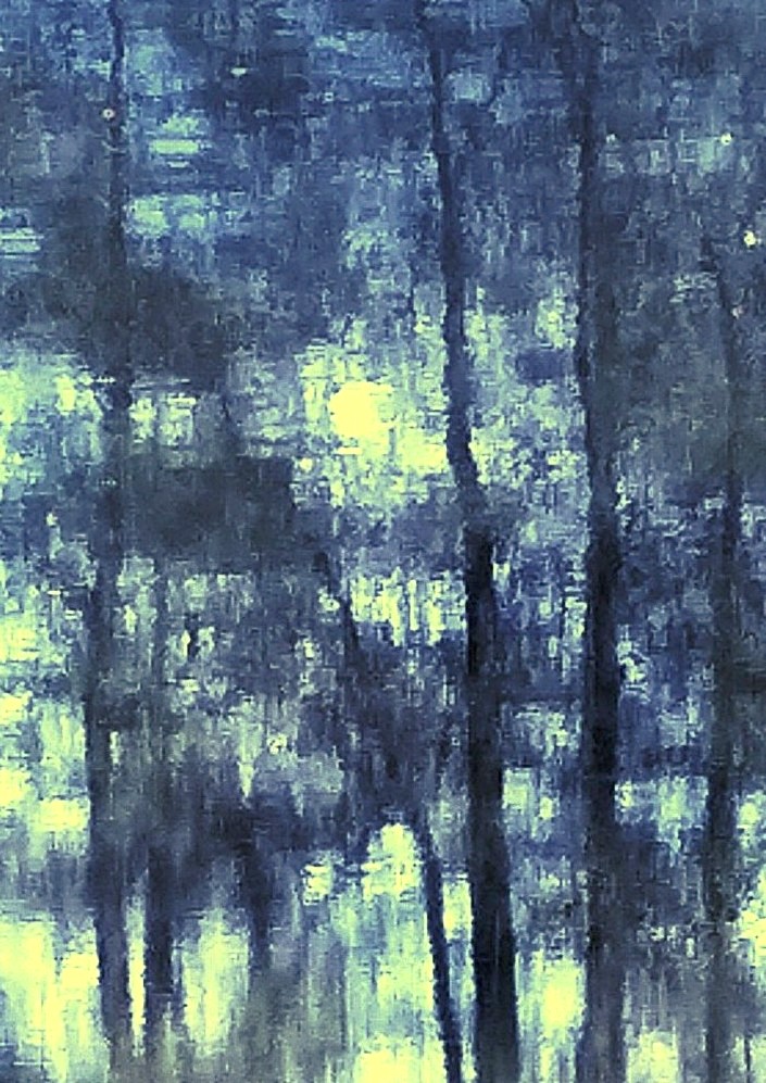 Blue trees, Hardwick.